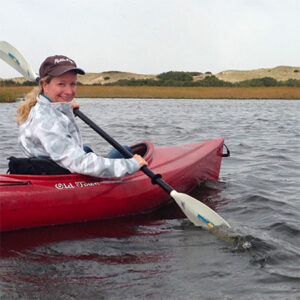 women kayaking